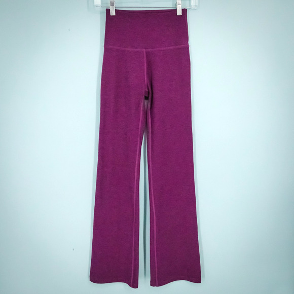 Beyond Yoga Size Small S Spacedye Practice High Waist Pink Bootcut Legging Pants - Picture 1 of 8